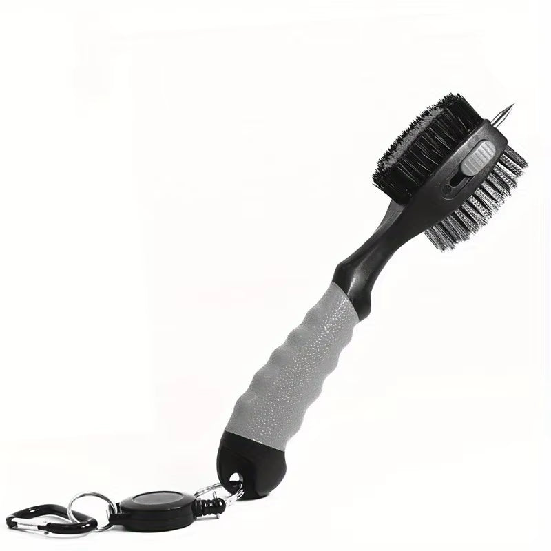 Golf Club Cleaning Brush Groove Cleaner, Retractable Large Head Brush Golf Accessories BH005