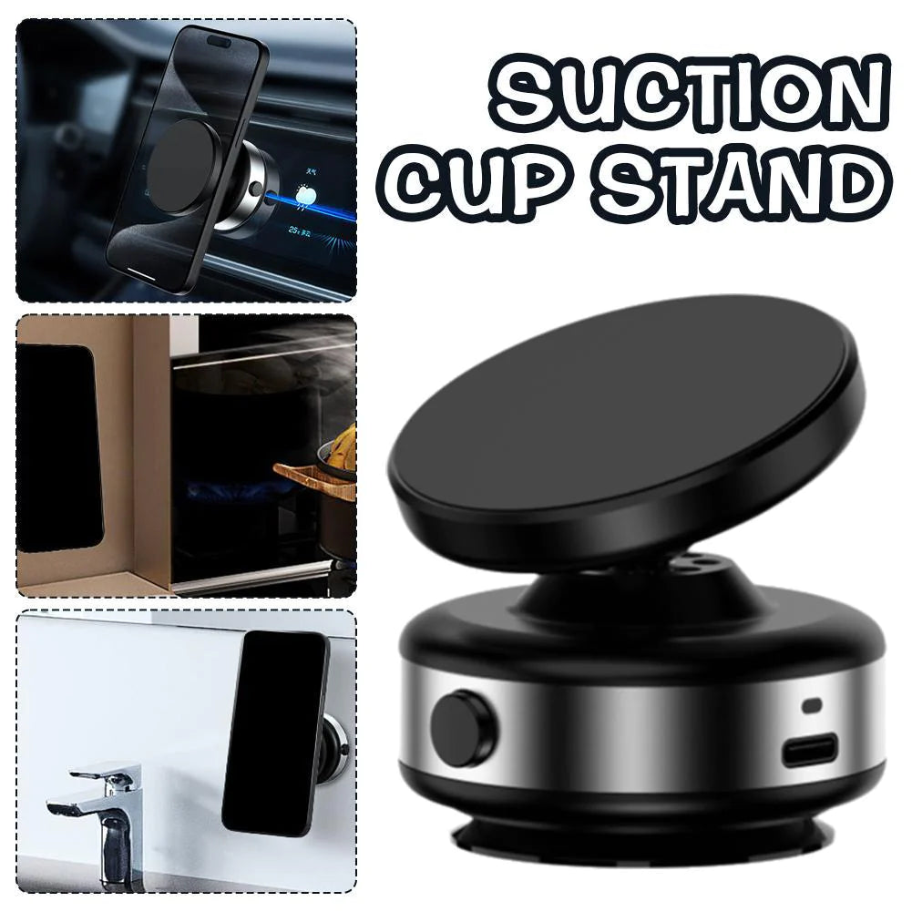 360 degree phone holder strong magnetic grip close-up
