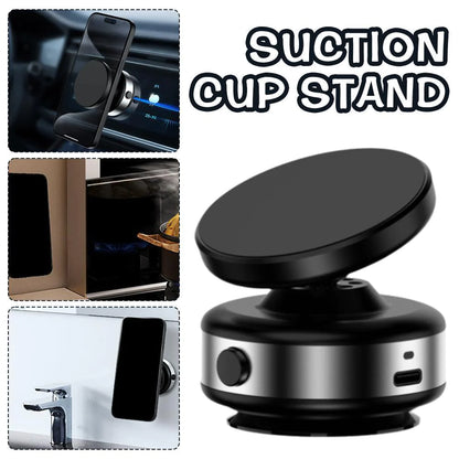 360 degree phone holder strong magnetic grip close-up
