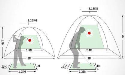 ChipPro Golf Training Net portable design