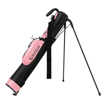 Portable Golf Carry Bag with Shoulder Strap & Bottle Holder