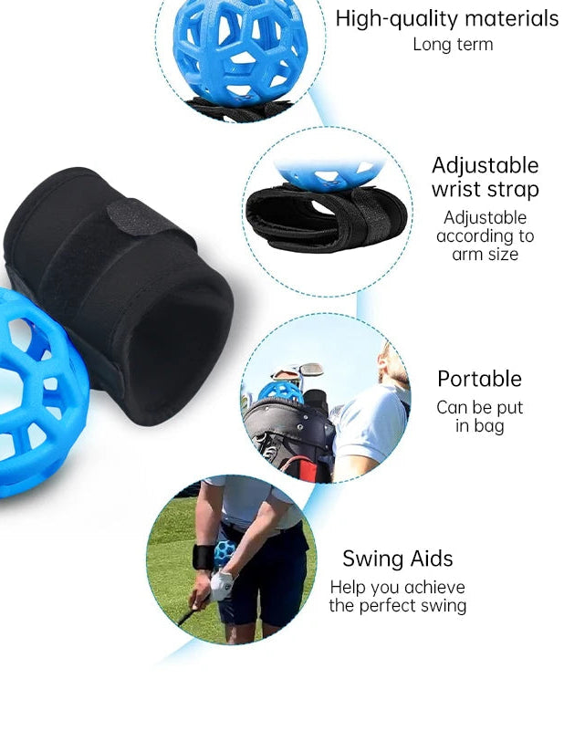 Golf swing posture trainer arm positioning guide
