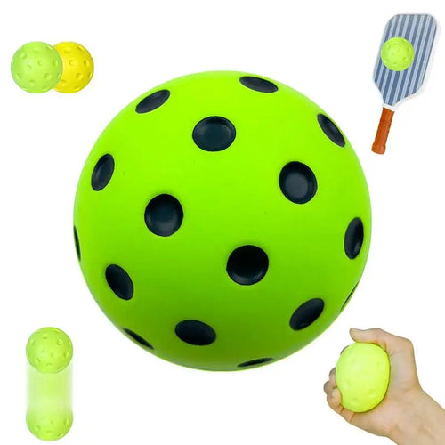Foam pickleballs quiet bounce technology for home use
