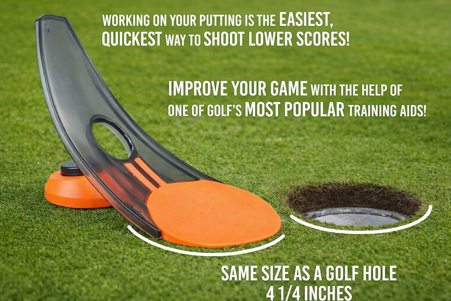 Pro putter practice wedge precision putting aid
