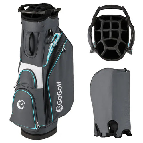 14-Way Golf Cart Bag with Cooler Pocket & Waterproof Zippers