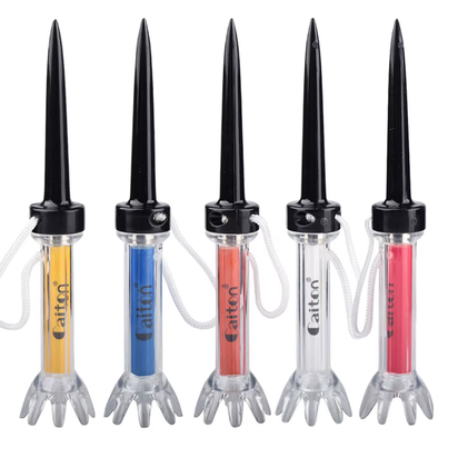 Infini-Tee 5Pcs Magnetic Plastic Golf Tee Set - 360Degree Bounce