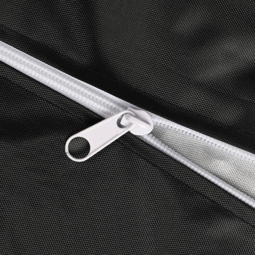 Waterproof 4 Passenger Golf Cart Cover with Zipper & Elastic Hem