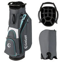 14-Way Golf Cart Bag with Cooler Pocket & Waterproof Zippers