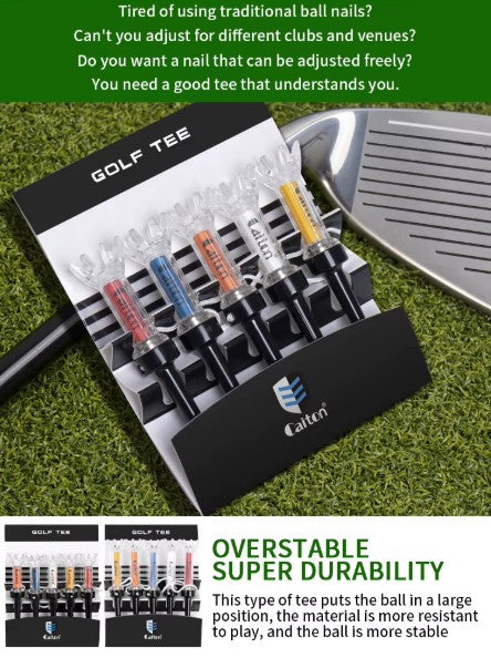 Infini-Tee magnetic golf tees size comparison
